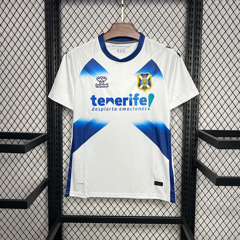 Camiseta CD Tenerife 24/25 - Home - Branco - vista trasera