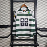 Camiseta Sporting Retrô 2001/03 Manga Longa Verde - foto principal