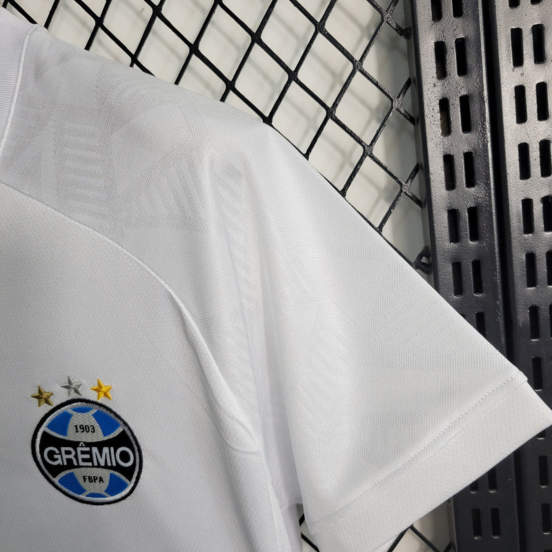Camiseta 23∕24 Gremio ll - Femenino - Branco - detalle de la manga