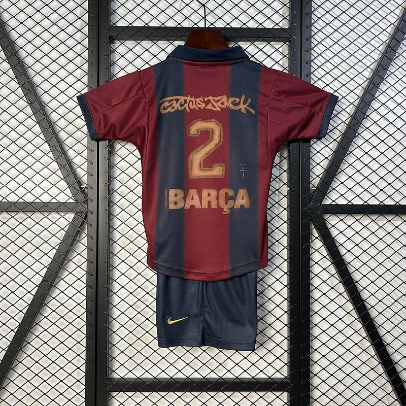 Kids Barcelona l 2025∕26 Special Edition Cactus Jack - vista frontal