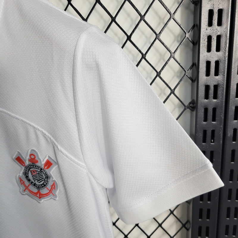 Kids Corinthians l 2023∕24 Branco-Preto - vista frontal