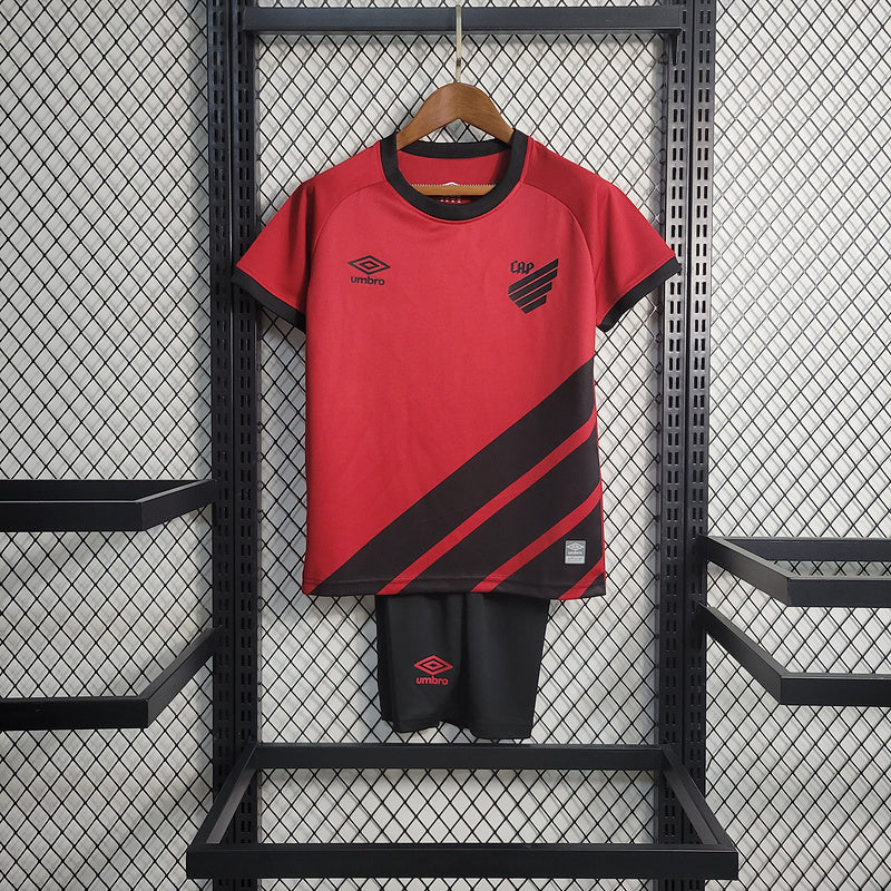Kids Athletico Paranaense l 2023∕24 Preto-Vermelho - foto principal