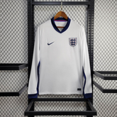 Camiseta 24∕25 Manga longa Seleção da Inglaterra Branco - foto principal