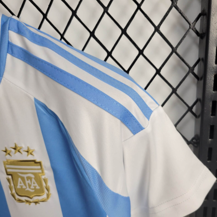 Kids Seleção Argentina l 2024∕25 Branco- Azul - foto principal
