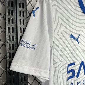 Camiseta Al Hilal II 24/25 - Branco - detalle de la manga