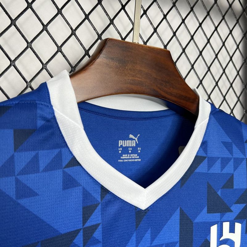 Camiseta Al Hilal I 24/25 - Azul - tejido y acabado