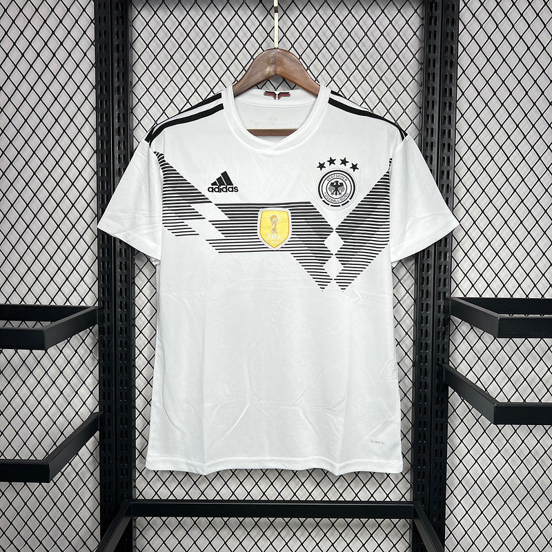 Camiseta Seleção Alemanha 2018 - Home - Retro - vista frontal