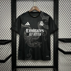 Camiseta 24/25  Real Madrid Edição Especial - Preto - tejido y acabado