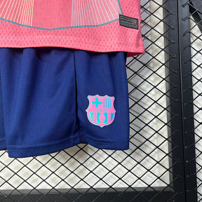 Kids Barcelona l 2025∕26 Special Edition Rosa - tejido y acabado