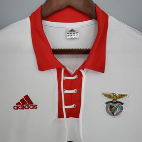 Camiseta Retro Benfica 04/05 - Branco - vista frontal