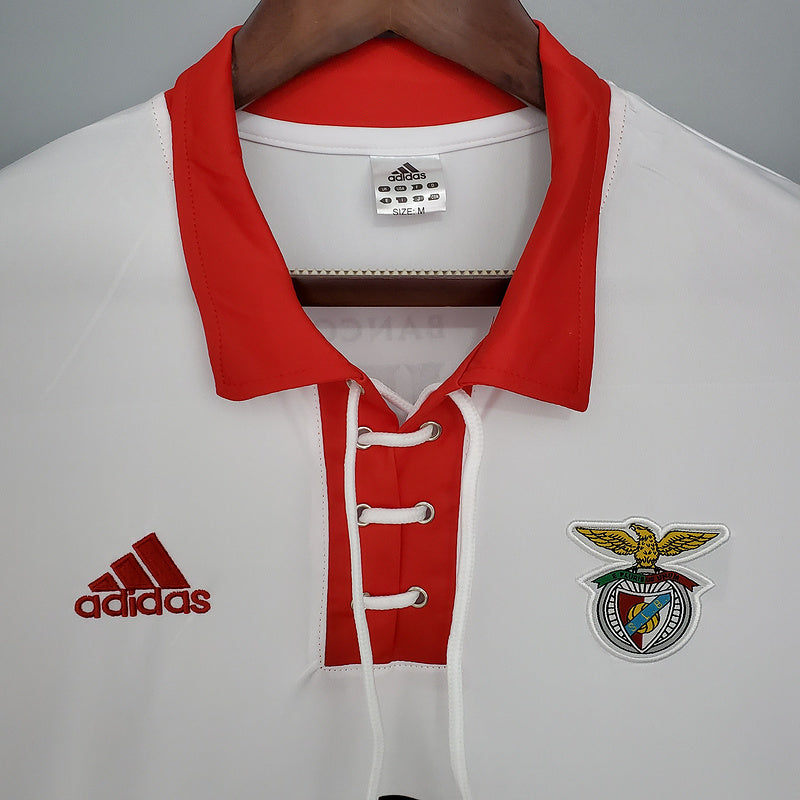 Camiseta Retro Benfica 04/05 - Branco - vista frontal