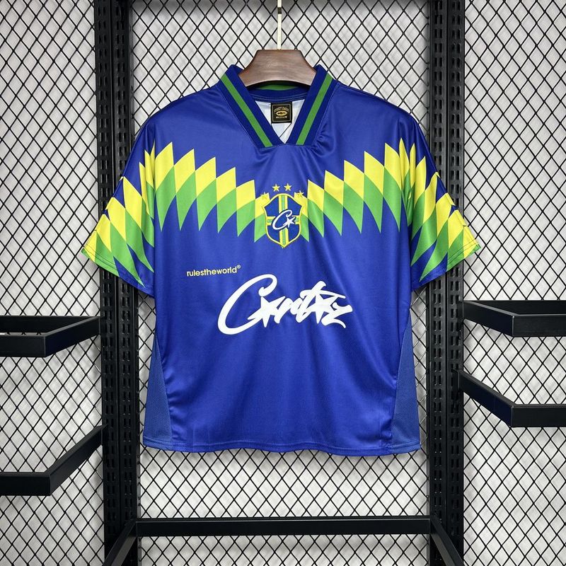 Camiseta Brasil Retro 1995 - tejido y acabado