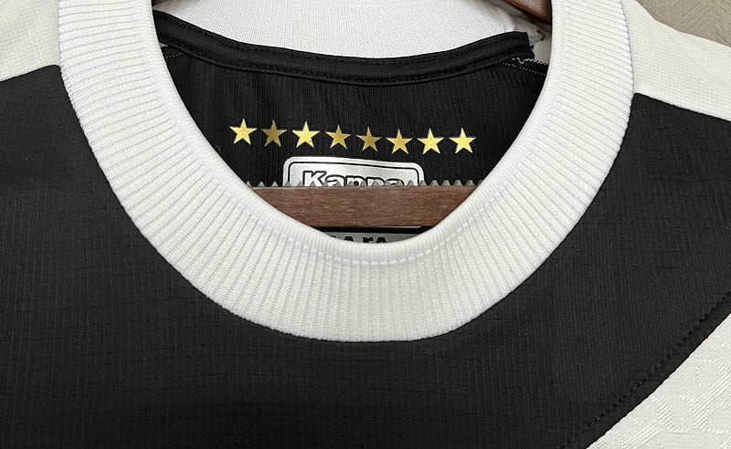 Camiseta Feminina do Vasco da Gama 24/25 Home - Preto - tejido y acabado