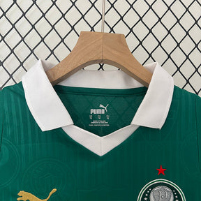 Kids Palmeiras 24/25 Home - Verde - detalle de la manga
