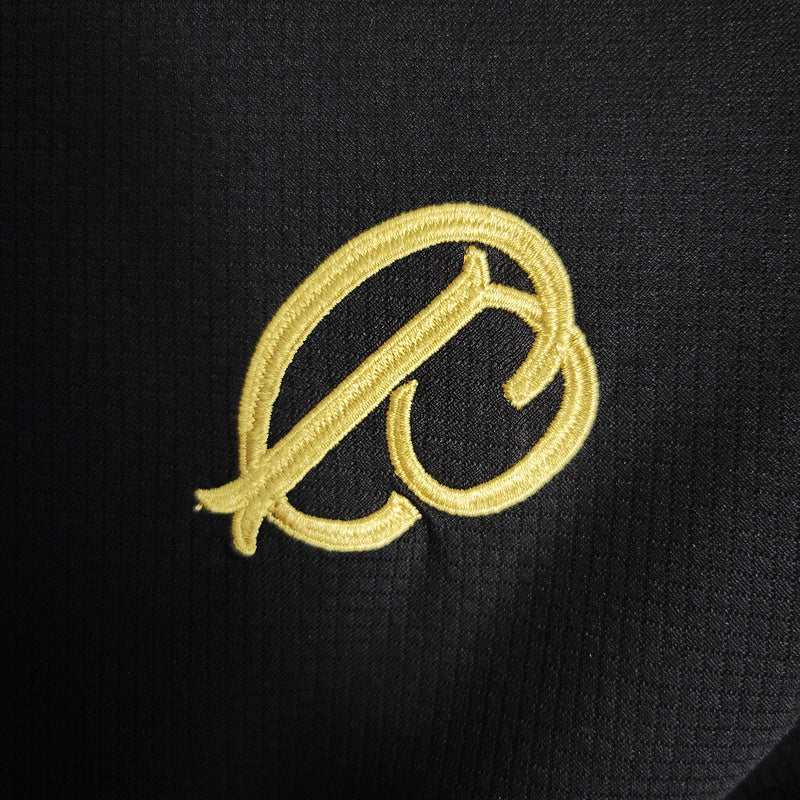 Kids Corinthians Training2023∕24 Preto - detalle del cuello