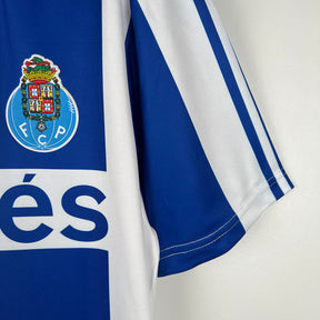 Camiseta Retro Porto 90/93 - Azul - detalle de la manga