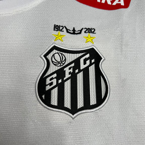Camiseta do Santos Retro l - 2011/2012 - Branco - detalle de la manga