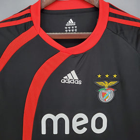 Camiseta Retro Benfica 09/10 - Preto - vista trasera