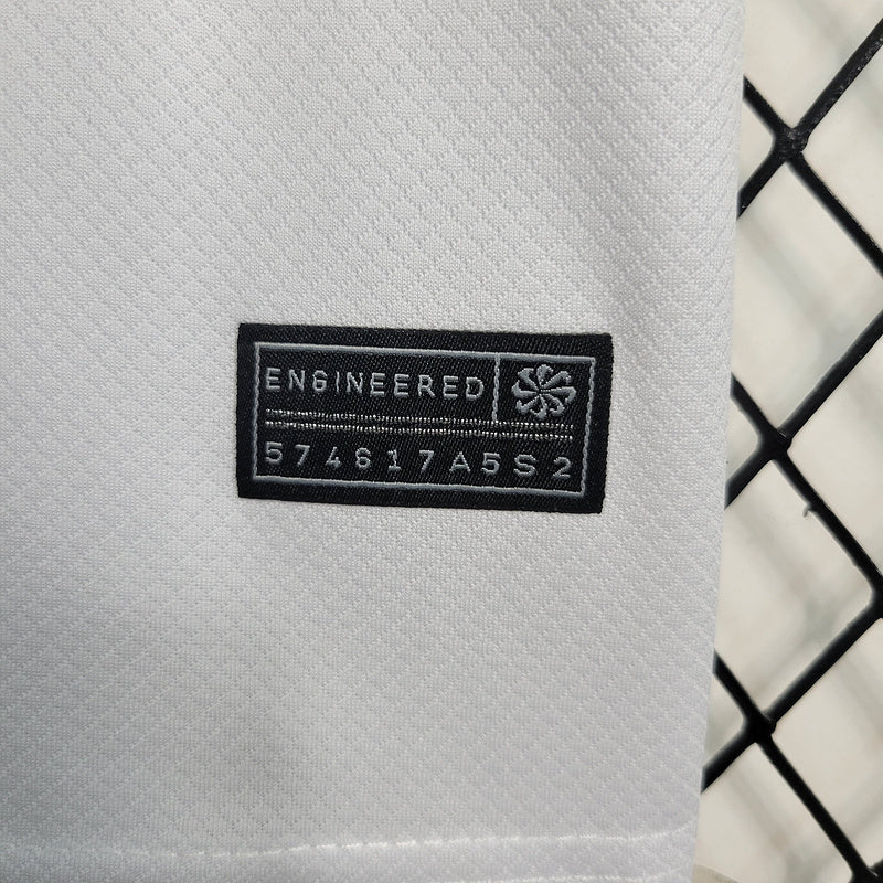 Kids Corinthians l 2023∕24 Branco-Preto - detalle del cuello