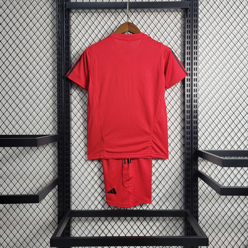 Kids Flamengo Treino 2023∕24 Vermelho - vista frontal
