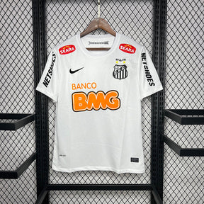 Camiseta do Santos Retro l - 2011/2012 - Branco - tejido y acabado