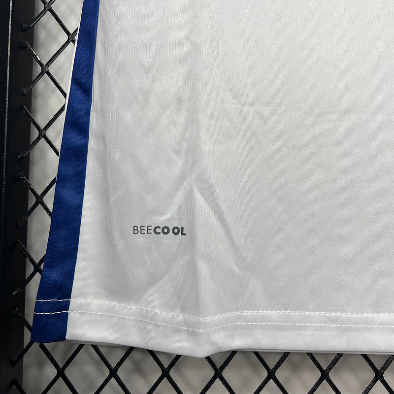 Camiseta CD Tenerife 24/25 - Home - Branco - tejido y acabado