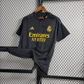 Camiseta 23∕24 Real Madrid ll - Preto - vista trasera