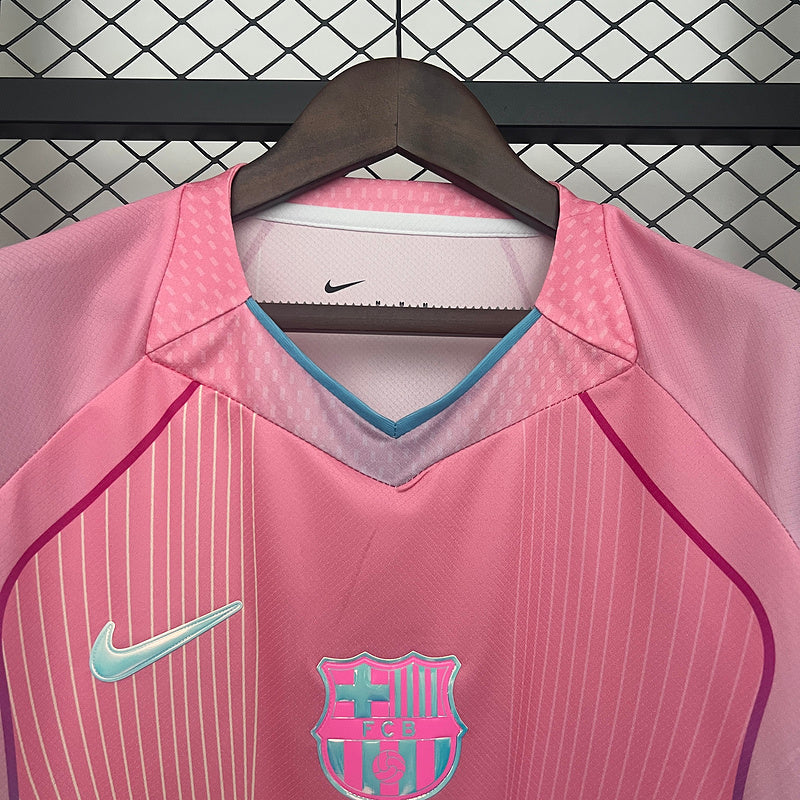 Camiseta Barcelona Special Edition 25/26 - Rosa - detalle del cuello