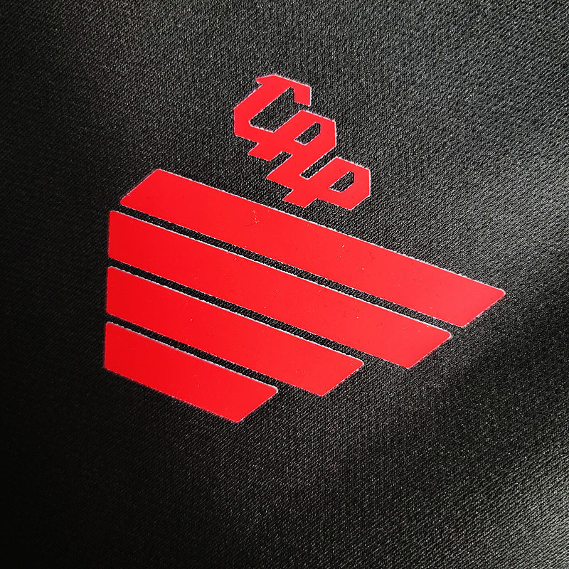 Kids Athletico Paranaense ll 2023∕24 Preto-Vermelho - vista frontal