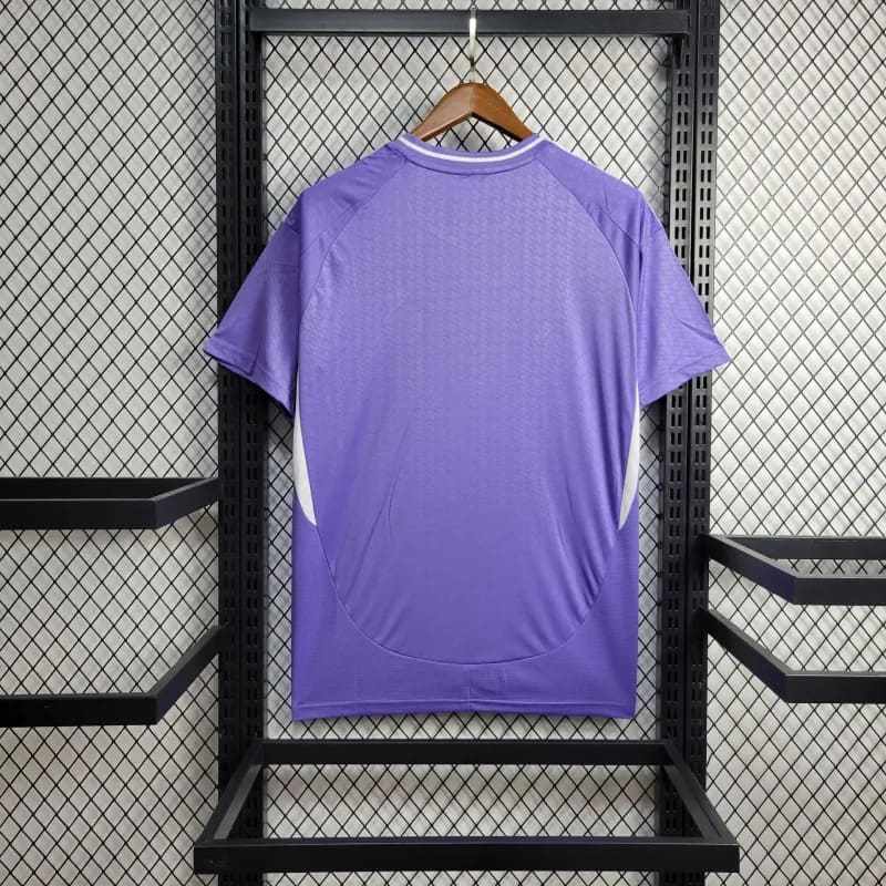 Camiseta 24∕25 Real Madrid Roxa - vista frontal