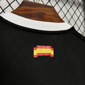 Camiseta Real Madrid 24/25 - Preto - tejido y acabado
