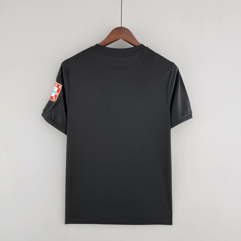 Camiseta Retro Benfica 73/74 - Preto - vista frontal