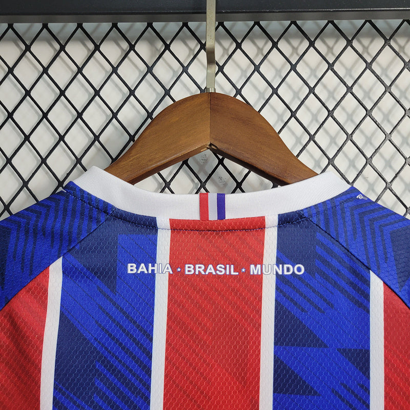 Camiseta 23∕24 Bahia ll  - Femenino - detalle de la manga