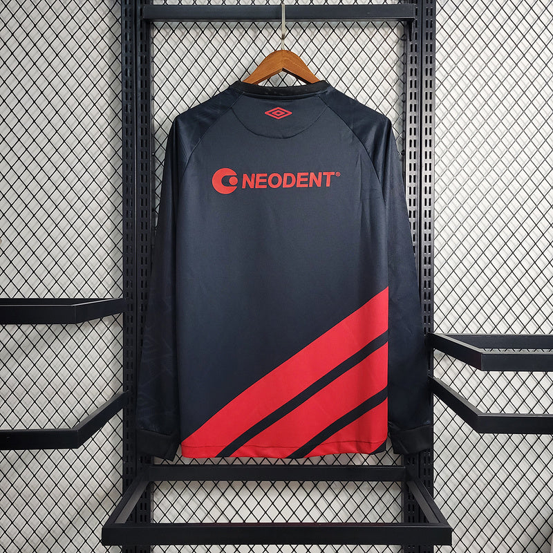 Camiseta 23∕24 Manga longa Athletico Paranaense ll - Vermelha - vista frontal