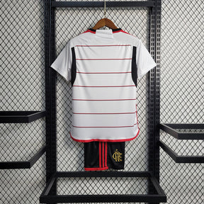 Kids Flamengo ll 2023∕24 Branco - detalle del cuello
