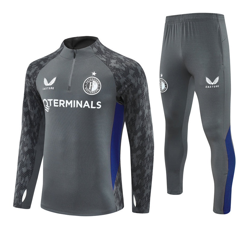 Training Suit Feyenoord Rotterdam 25/26 Gray - Winter - foto principal