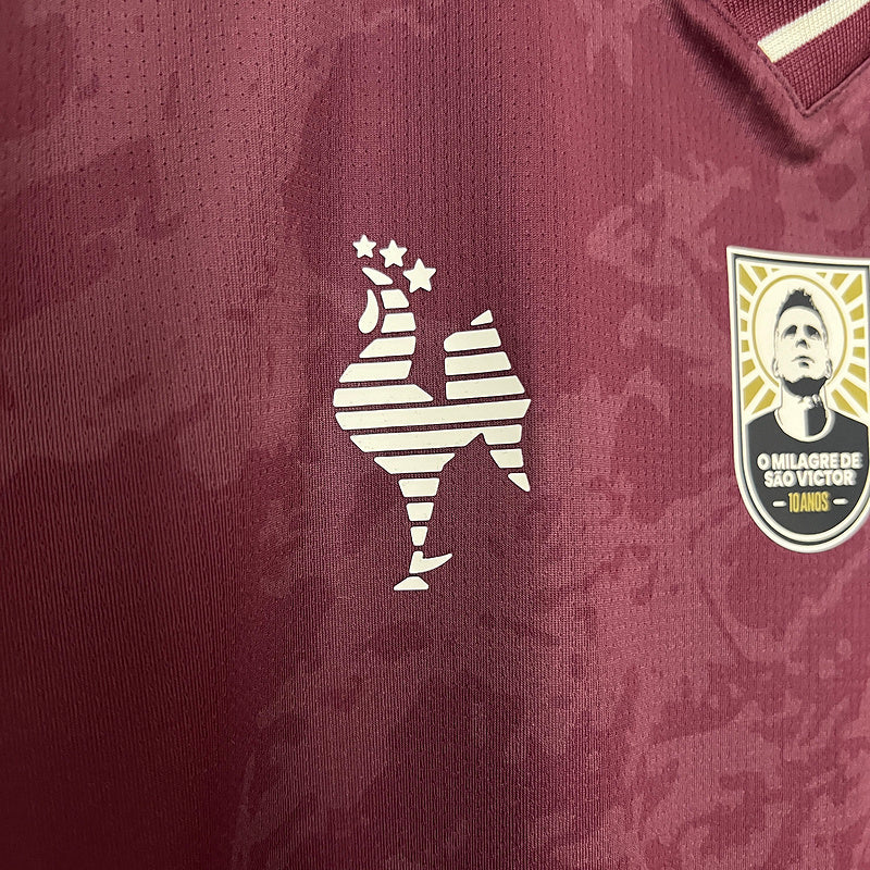 Camiseta 24∕25 Atletico Mineiro Red - detalle del cuello