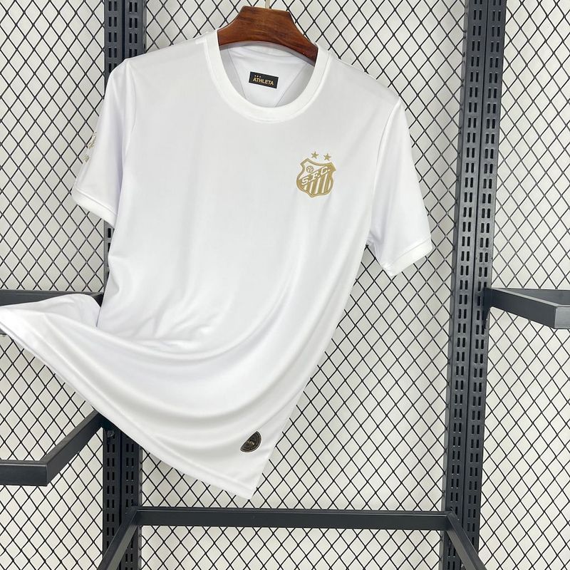 Santos 2025∕26 Pele 1.000 GOLS White Camiseta(A159) - foto principal