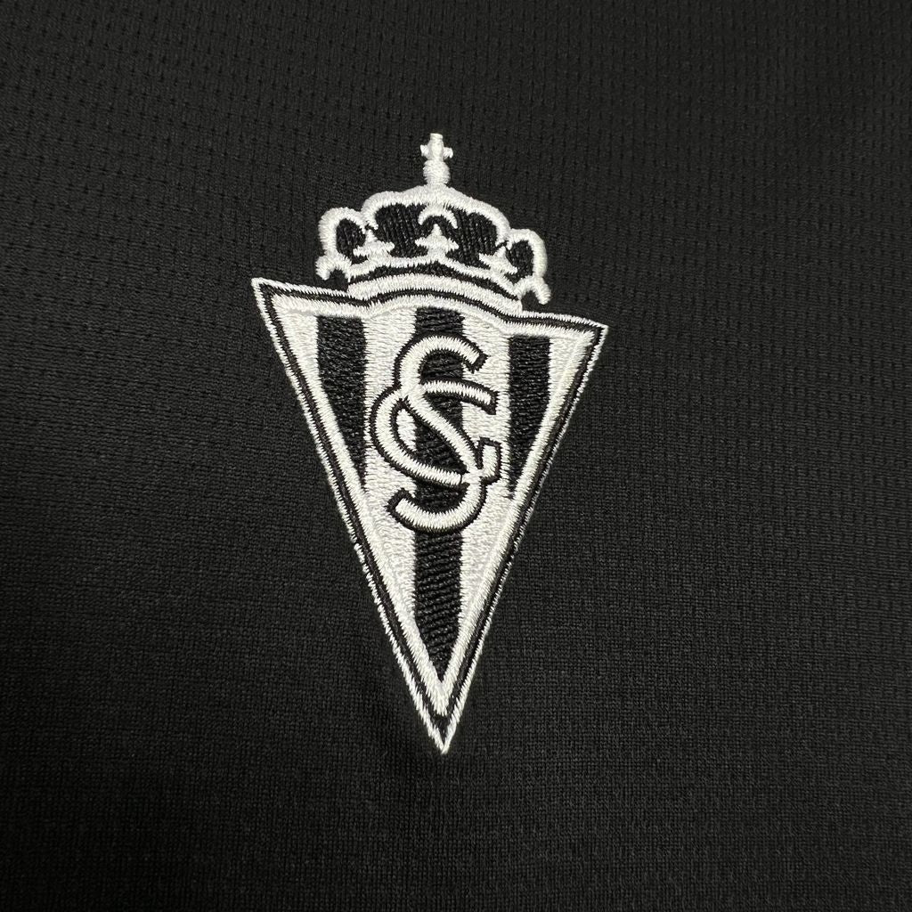 Camiseta Sporting de Gijon 2024/25 Away - detalle del cuello