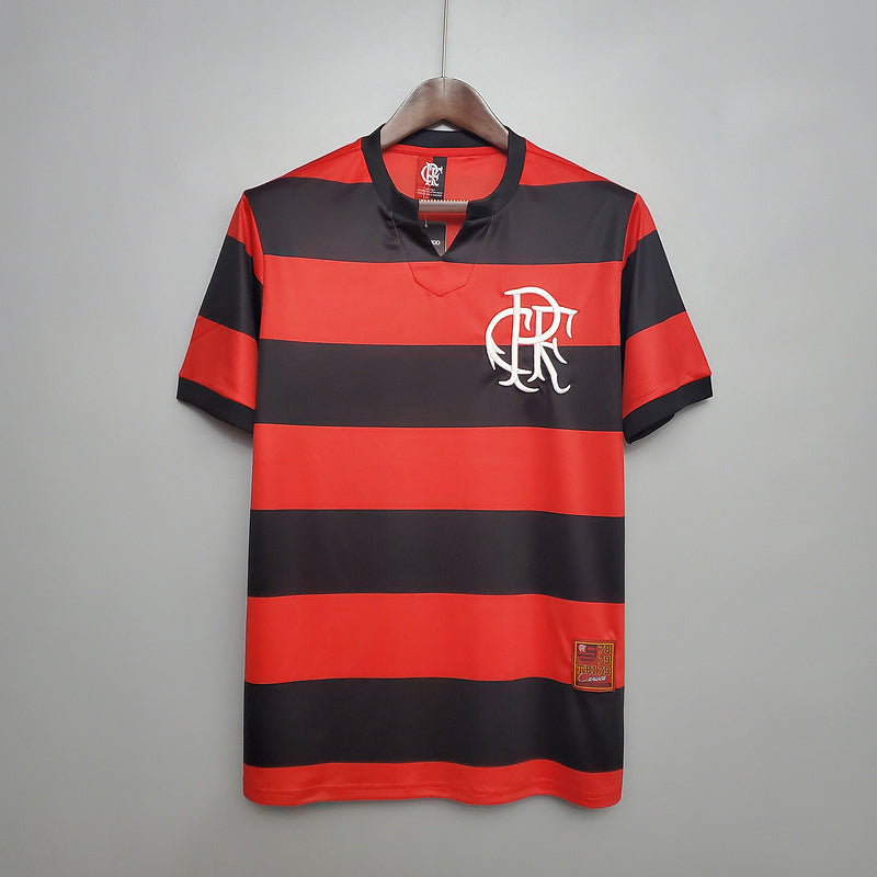 Camiseta Flamengo Retrô 1978/1979 Vermelha e Preta - foto principal