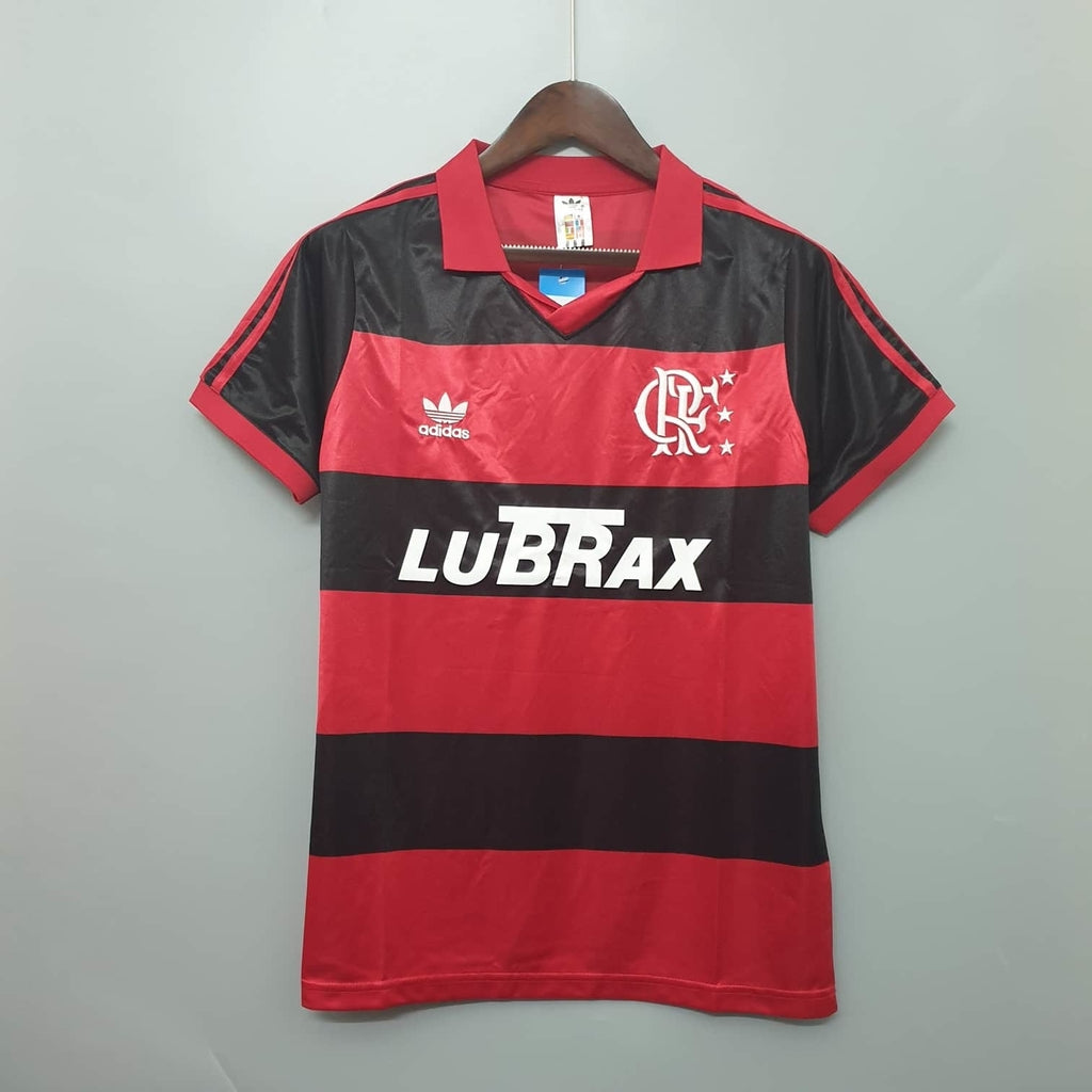 Camiseta Flamengo Retrô 1990 Vermelha e Preta - Adidas - foto principal