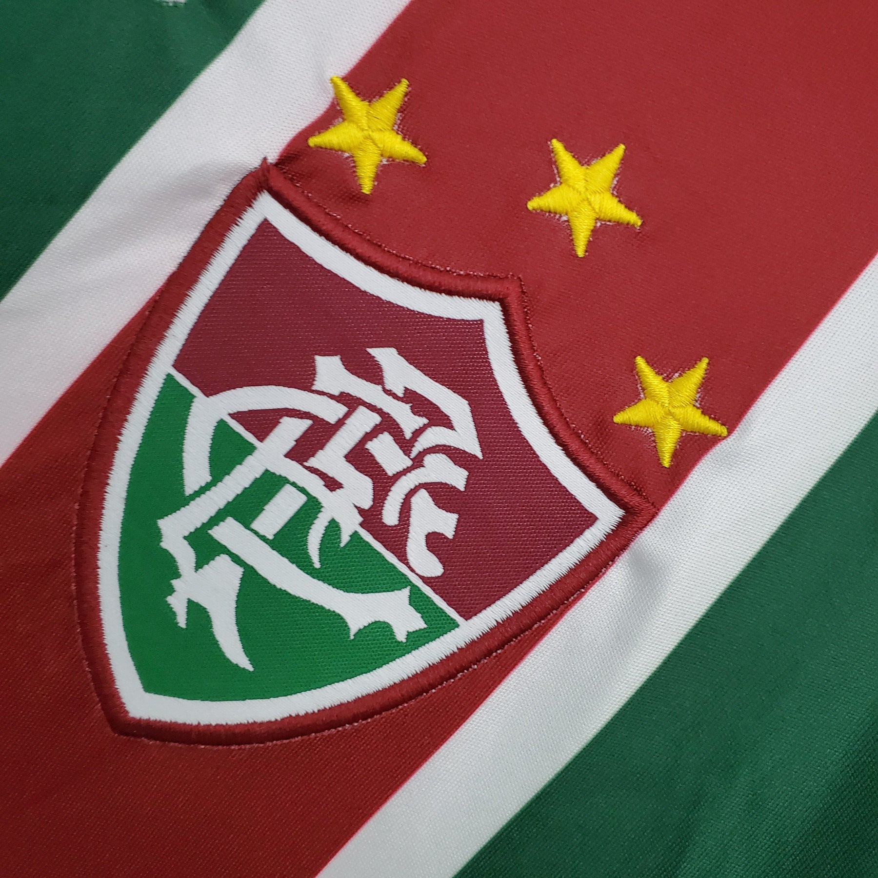 Camiseta Retro Fluminense 08/09 - tejido y acabado