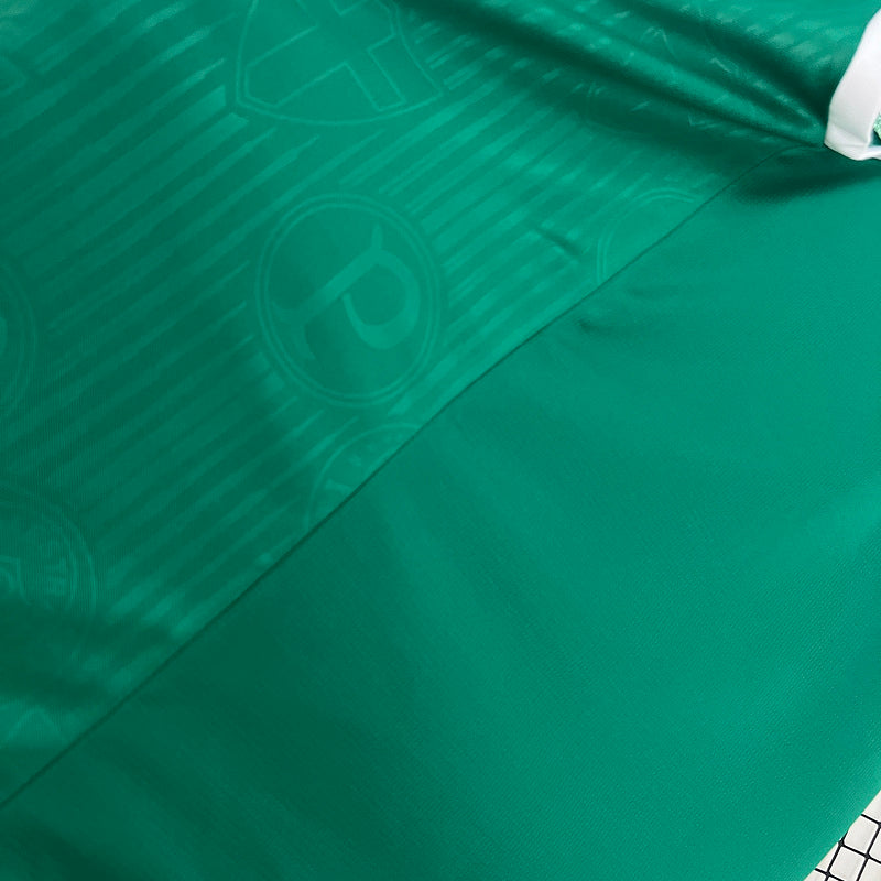 Camiseta 24∕25 Vest Palmeiras home - tejido y acabado