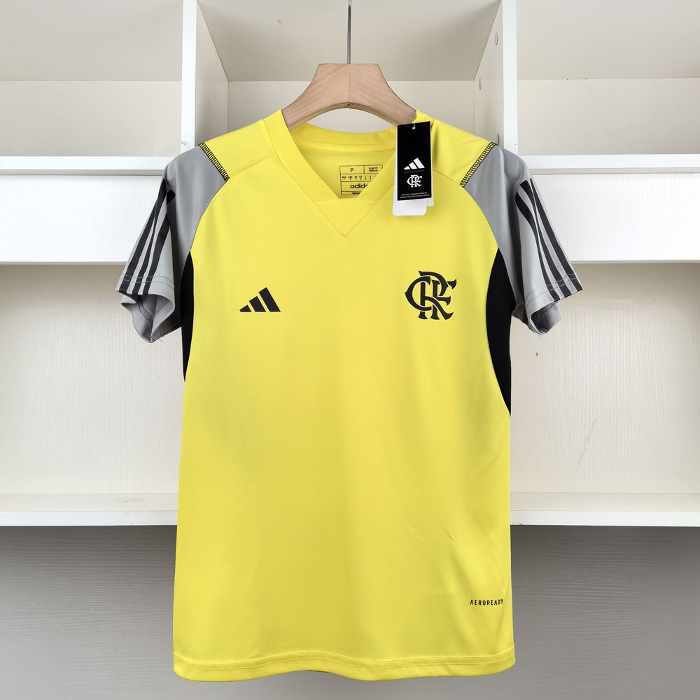 Camiseta 24∕25 Flamengo Treino Femenino - Amarelo - foto principal