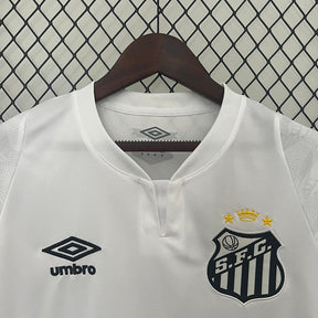Camiseta 24∕25 Santos home all sponsors - vista trasera