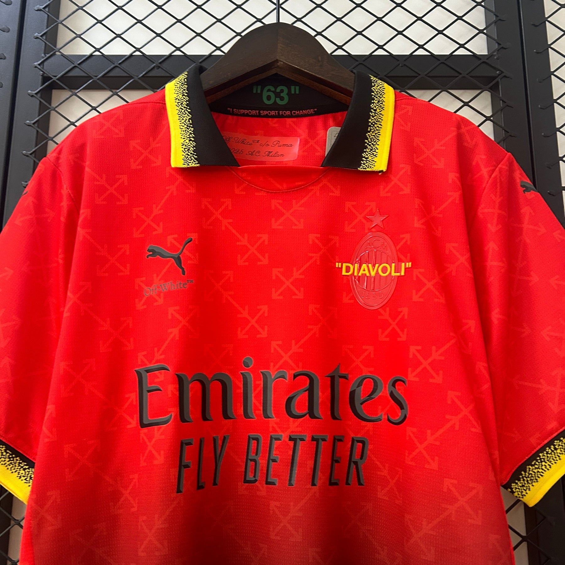 Camiseta Milan 25/26 Co-Branded Edition - vista trasera
