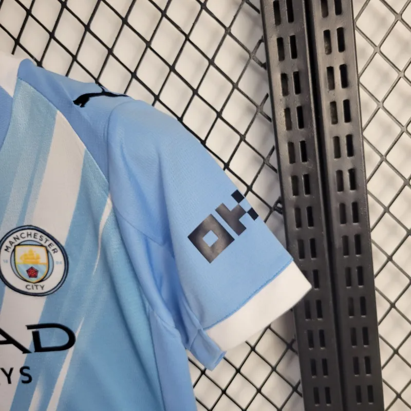 Kids Manchester City l 25/26 - tejido y acabado