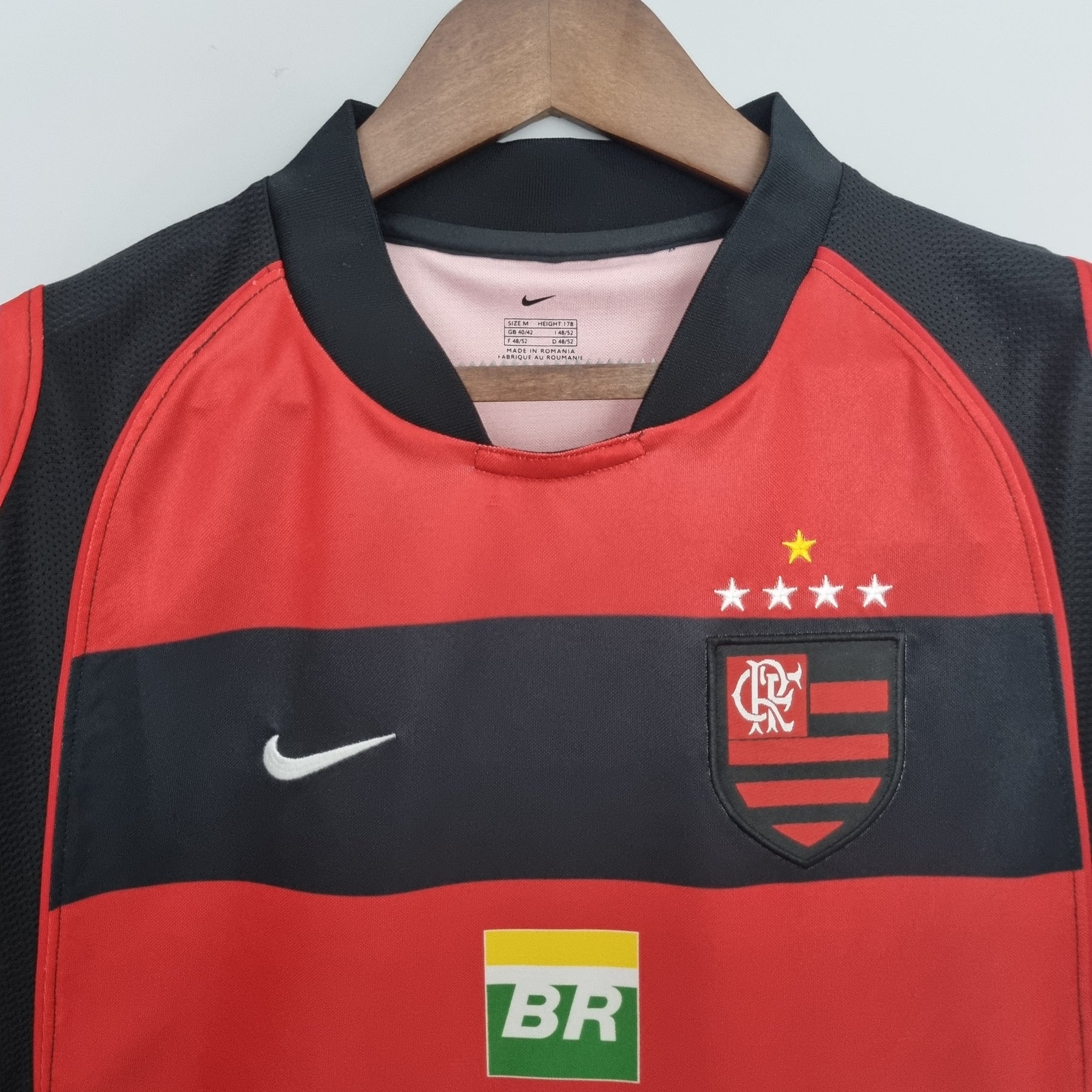 Camiseta Retro Flamengo 03/04  Home - vista trasera