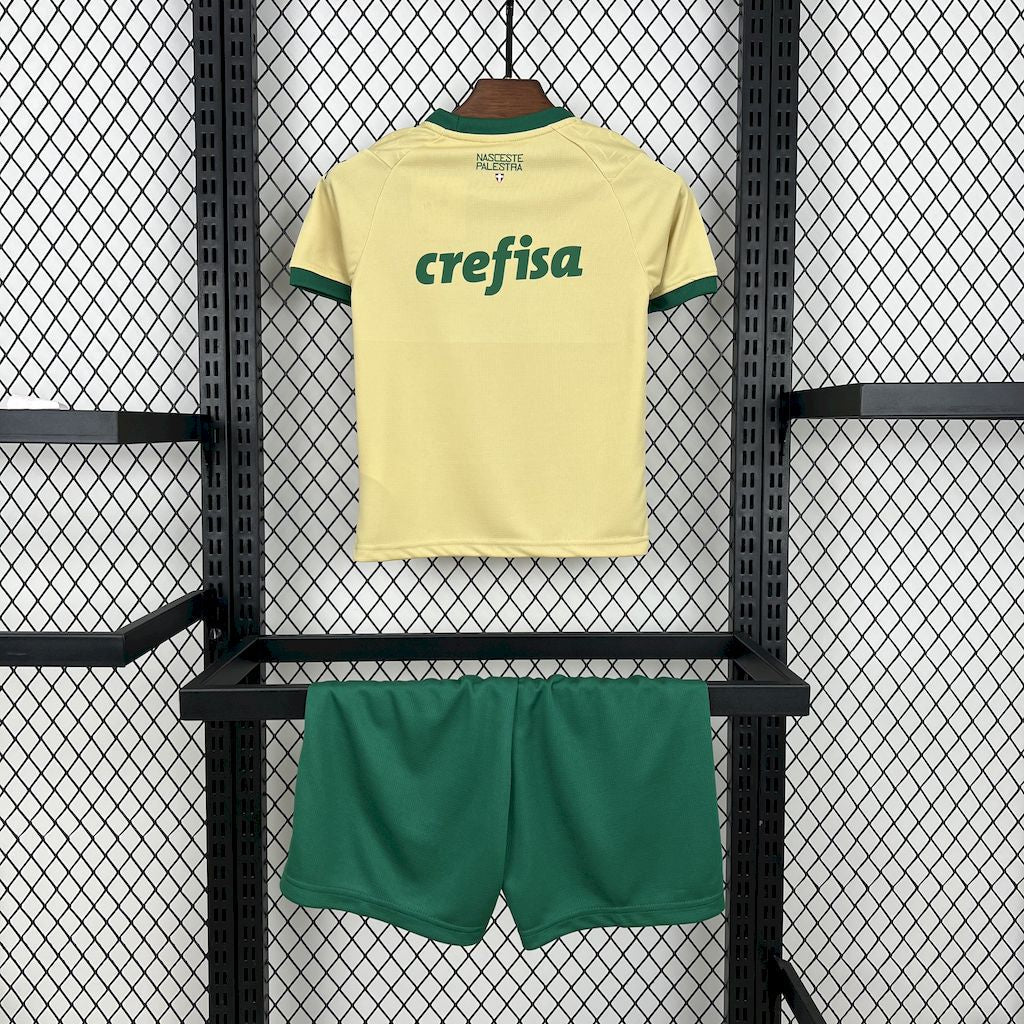 Kids Palmeiras 24/25 Third - Dourado - vista frontal