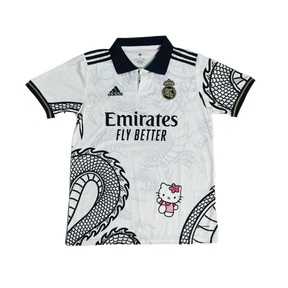 Camiseta Real Madrid Hello Kitty 24/25 s/n° Torcedor Adidas Masculina - Preta - foto principal